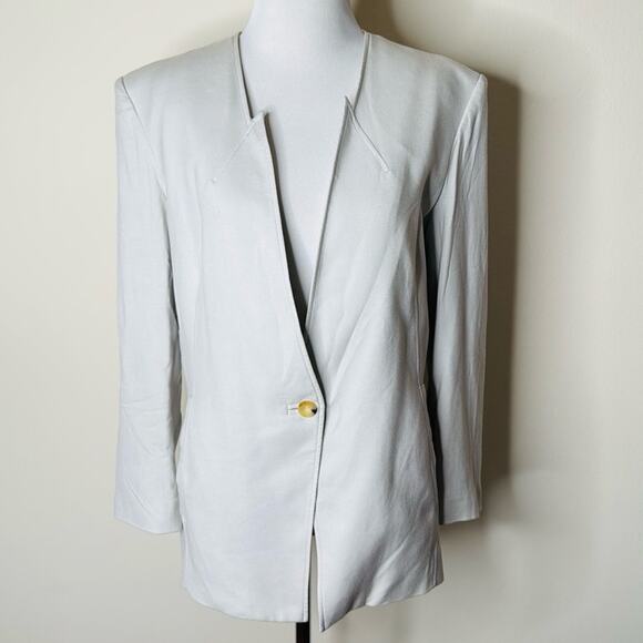 Helmut Lang Light Gray Blazer - Picture 1 of 7